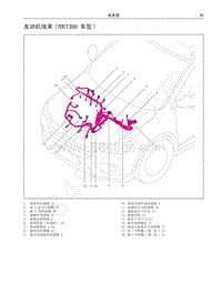 哈弗H6运动版蓝标电路图-发动机线束 7DCT300 车型 