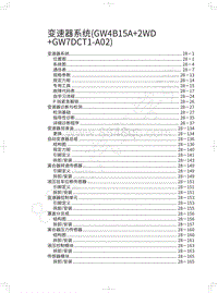 2021年哈弗新H6 Coupe智联版-变速器系统 GW4B15A 2WD GW7DCT1-A02 