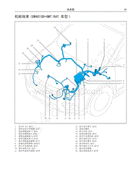 哈弗H6运动版蓝标电路图-机舱线束 GW4G15B 6MT6AT 车型 