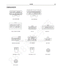 红标哈弗H6运动版电路图-顶棚线束插件