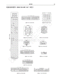 哈弗H6运动版蓝标电路图-机舱线束插件 GW4G15B 6MT6AT 车型 