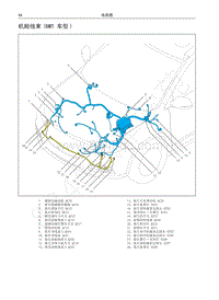 红标哈弗H6运动版电路图-机舱线束 6MT 车型 