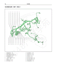 红标哈弗H6运动版电路图-仪表板线束 6MT 车型 