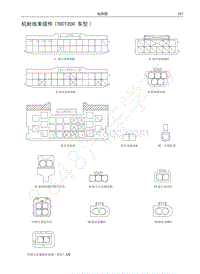 红标哈弗H6运动版电路图-机舱线束插件 7DCT300 车型 