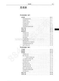 2016-2019年哈弗H6升级版-01-变速器 目录