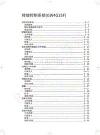 2020年哈弗H6运动版智联型-排放控制系统 GW4G15F 