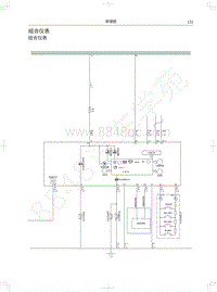 2020哈弗H6运动版智联型电路图-组合仪表