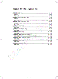 2017-2018年红标全新哈弗H6-悬置装置 GW4C20系列 