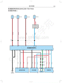 2021年哈弗H6国潮版电路图-变速器控制系统 GW4C20B 7DCT450 