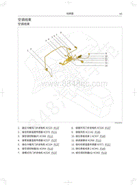 2019年红标全新哈弗H6电路图-空调线束