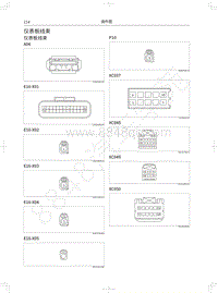 2020年全新哈弗H6铂金版电路图-仪表板线束