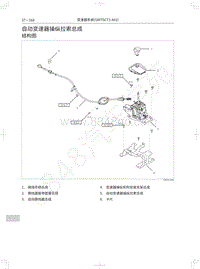 2017-2018年蓝标全新哈弗H6-自动变速器操纵拉索总成