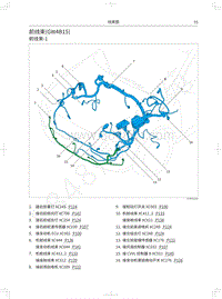 2019年红标全新哈弗H6电路图-前线束 GW4B15 