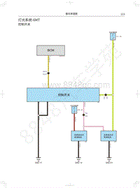 2018年款哈弗H2电路图-灯光系统-6MT