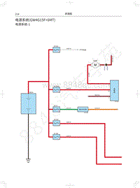 2020年长城哈弗F5电路图-电源系统 GW4G15F 6MT 