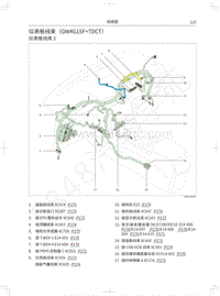 2019年哈弗H4蓝标电路图-仪表板线束（GW4G15F 7DCT）