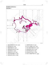 2021款长城哈弗F7x电路图-前线束 GW4B15A 