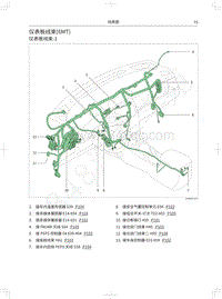 2020哈弗H2 电路图-仪表板线束 6MT 