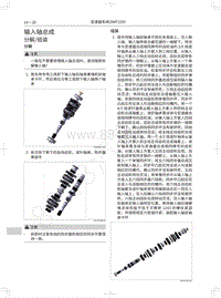 2019-2020年哈弗H2维修手册-输入轴总成