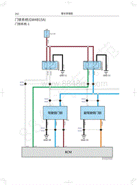 2020年哈弗H4蓝标电路图-门锁系统 GW4B15A 