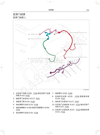 2018年红标哈弗H4电路图-后背门线束