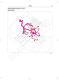 2018年红标哈弗H4电路图-发动机线束 GW4B15 6MT 