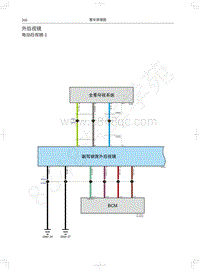 2021年哈弗H7电路图-外后视镜