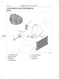 2019年哈弗H4维修手册-冷却过滤模块分总成 不带压滤器支架 