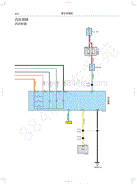 2018款哈弗H7电路图-内后视镜