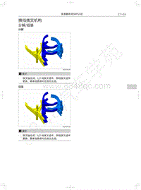 2019年长城哈弗M6维修手册-换挡拨叉机构