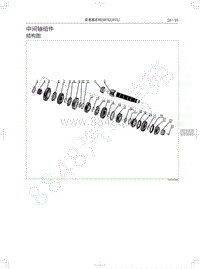 2019年长城哈弗M6维修手册-中间轴组件