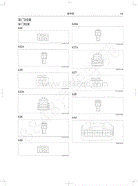 2022年哈弗H9电路图-车门线束