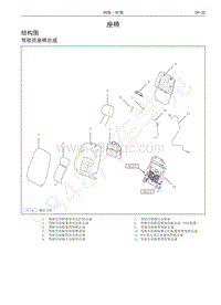 2016-2017年哈弗H9维修手册-座椅