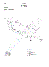 2016-2017年哈弗H9维修手册-排气系统