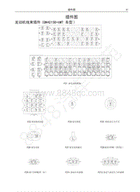 2017-2018年哈弗M6电路图-发动机线束插件 GW4G15B 6MT 车型 