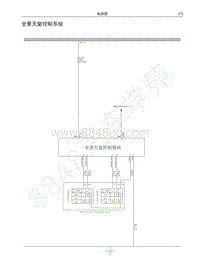 2016-2017年哈弗H9电路图-全景天窗控制系统