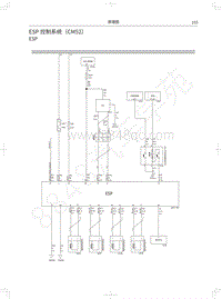2019年哈弗M6国五电路图-ESP控制系统（CM52）