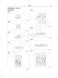 2019年哈弗M6国五电路图-仪表板线束（CM52）