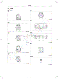 2022年哈弗赤兔DHT电路图-四门线束