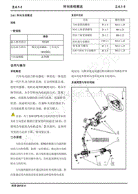 2015年长安新奔奔维修手册-2.4.1 转向系统概述