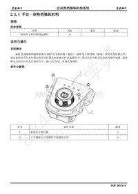 2015年长安新奔奔维修手册-2.2.4 手自一体换档操纵机构