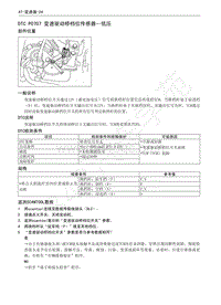 长城嘉誉V80维修手册-DTC P0707 变速驱动桥档位传感器--低压