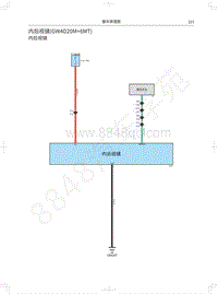 2020长城炮越野皮卡电路图-内后视镜 GW4D20M 6MT 