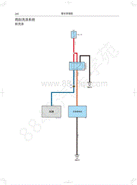 2020长城炮商用皮卡电路图-雨刮洗涤系统