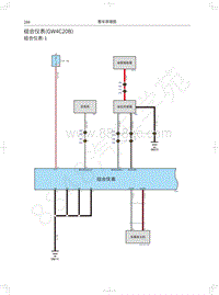 2020长城炮商用皮卡电路图-组合仪表 GW4C20B 