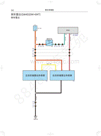 2020长城炮商用皮卡电路图-倒车雷达 GW4D20M 6MT 