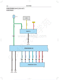 2021款长城炮商用皮卡电路图-四驱控制器 GW4C20B 8AT 