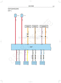 2020长城炮乘用皮卡电路图-ESP GW4D20M 