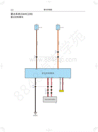 2022长城机车版皮卡电路图-雷达系统 GW4C20B 