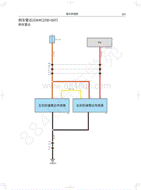 2020长城炮商用皮卡电路图-倒车雷达 GW4C20B 8AT 